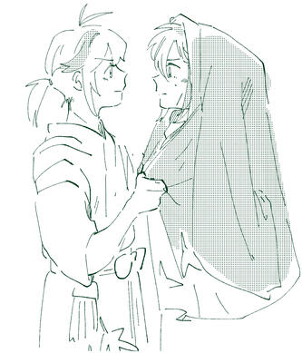 Ch3 - Kazuha lends Heizou his haori (@hoshiboshimax)