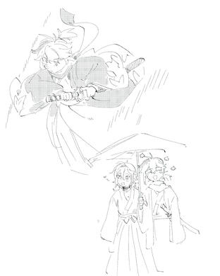 Battle Kazu and walking together